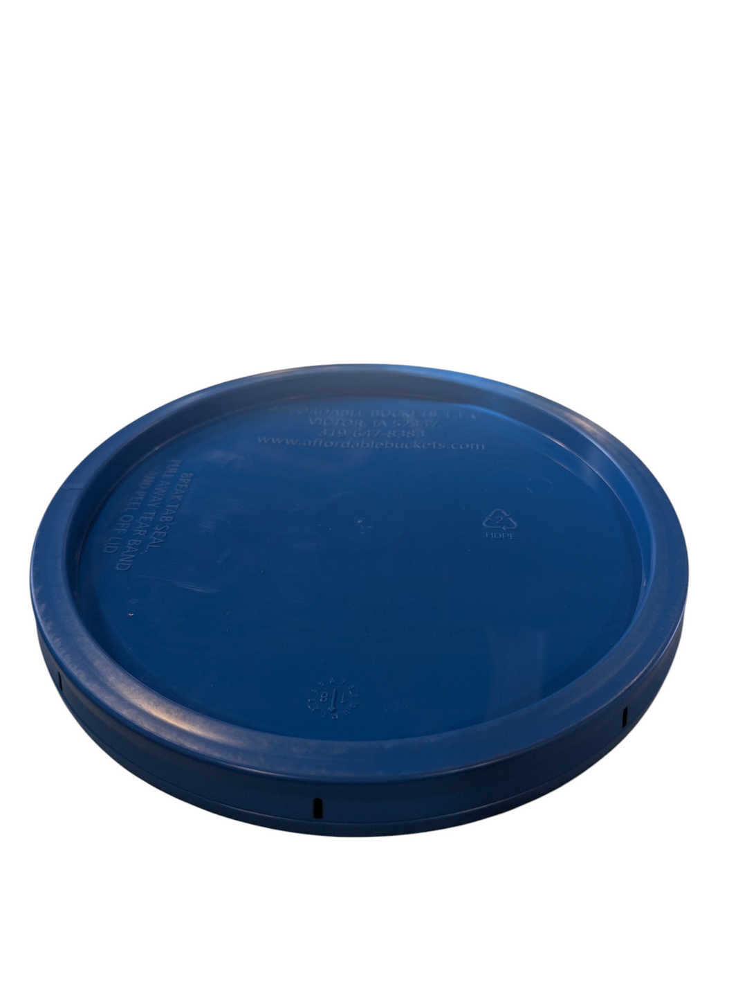 2 gallon bucket lid for bubble solution storage and transport